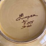 Quimper earthenware salad bowl
