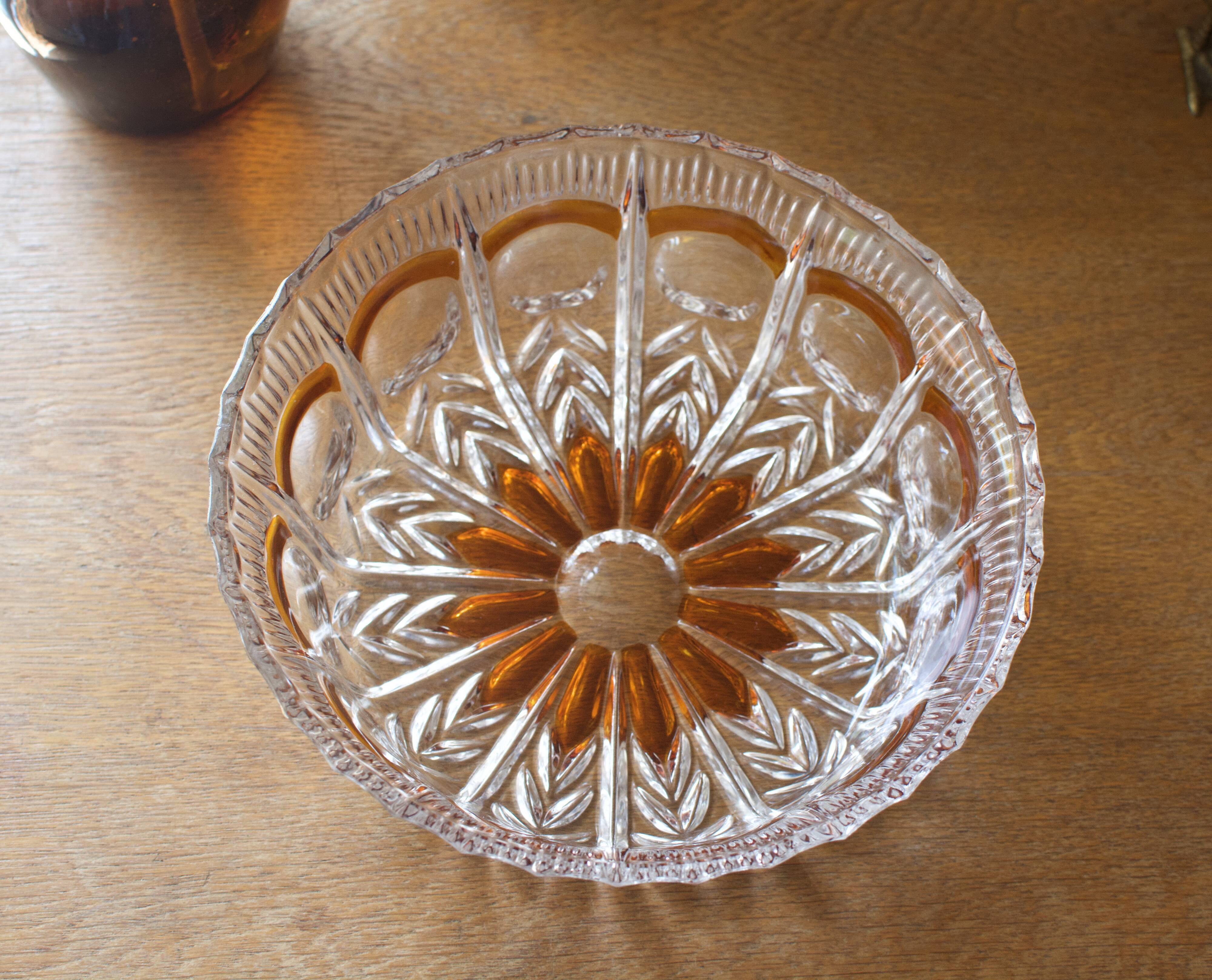 Bohemian crystal bowl cup