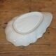 Paris white porcelain bowl, shell butter dish