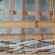 Bed in rattan