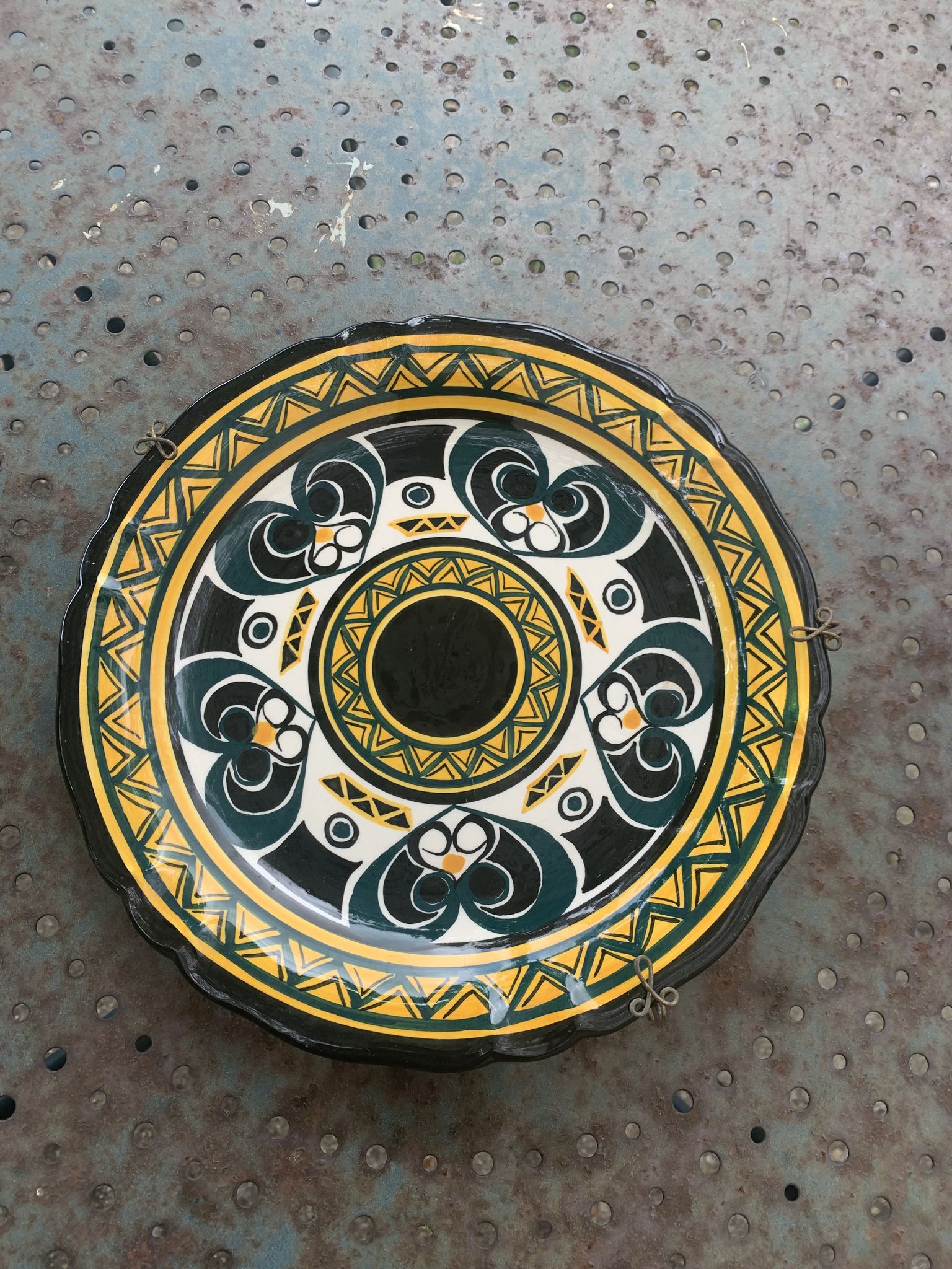 Plate in ceramic of St Jean de Bretagne