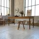 Oak and pine farm table 2m