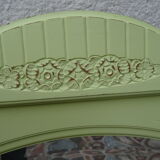 Solid oak framed mirror 77x120