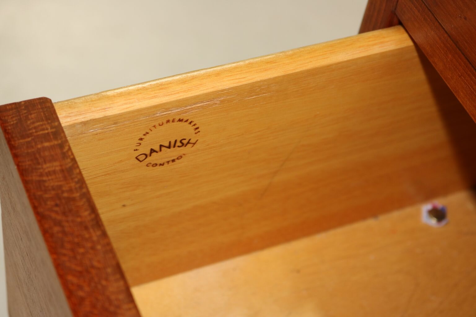 Danish design drop front secretary desk by Arne Wahl Iversen