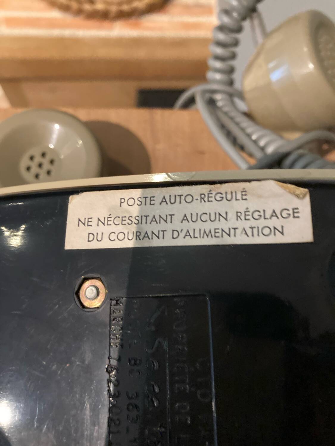 Rotary dial telephone