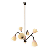 50s mid-century vintage lilac spider pendant lamp