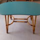 Table basse "haricot" vintage relookée