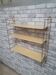 Extended  3 levels gold metal. 59 Width (cm): 68Hauteur (cm)