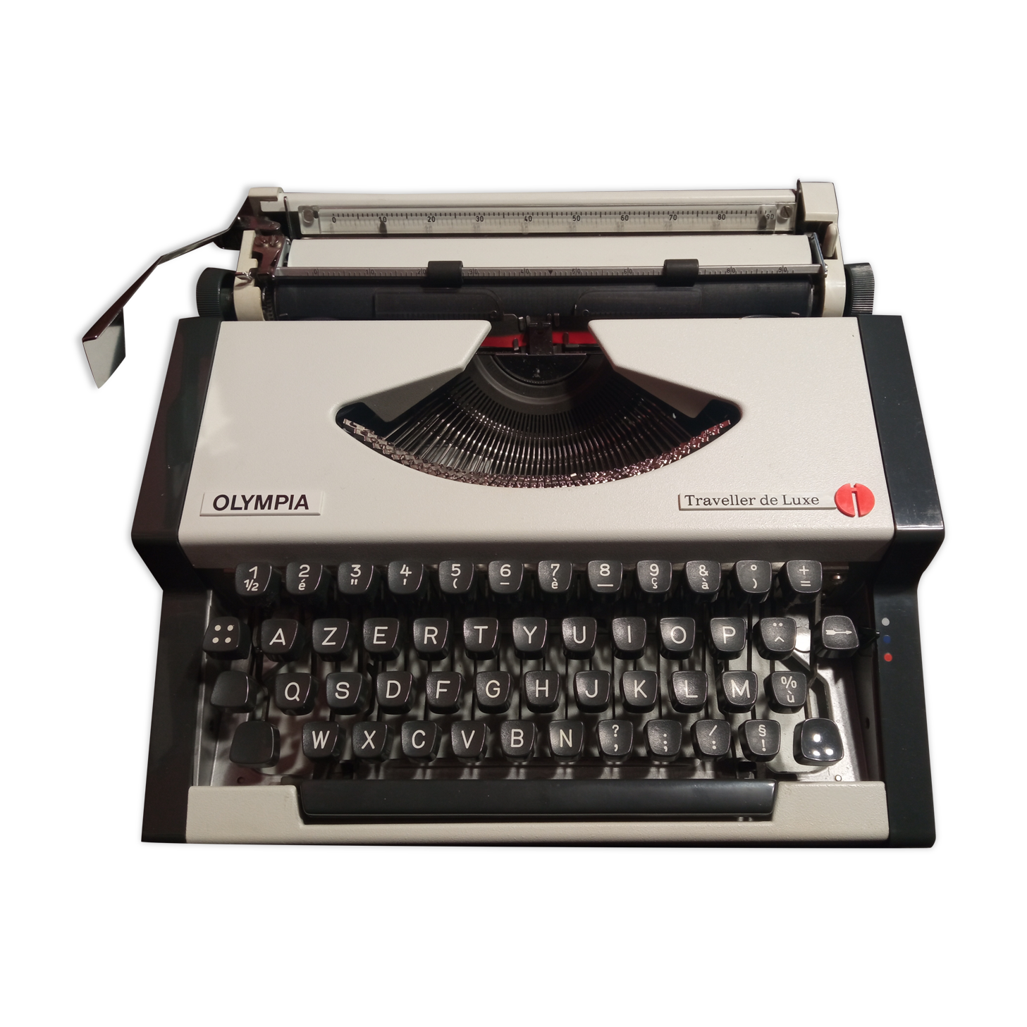 Olympia Traveller Typewriter luxury White as New