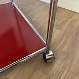 USM Haller Serving Trolley in Ruby Red