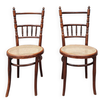 Pair of Joseph Hoffman bistro chairs