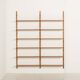Danish mid century modern renovated  teak shelving unit 1960s