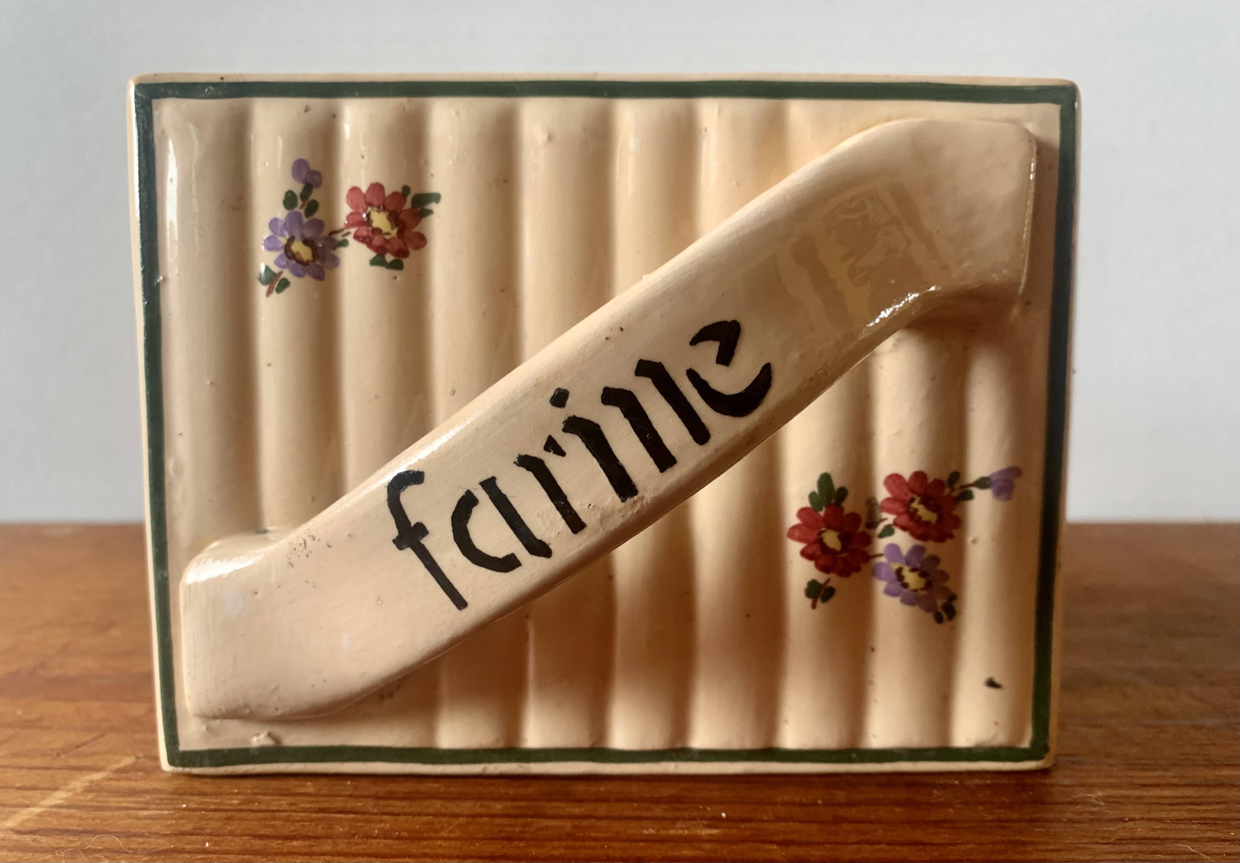 Art Deco wall spice rack