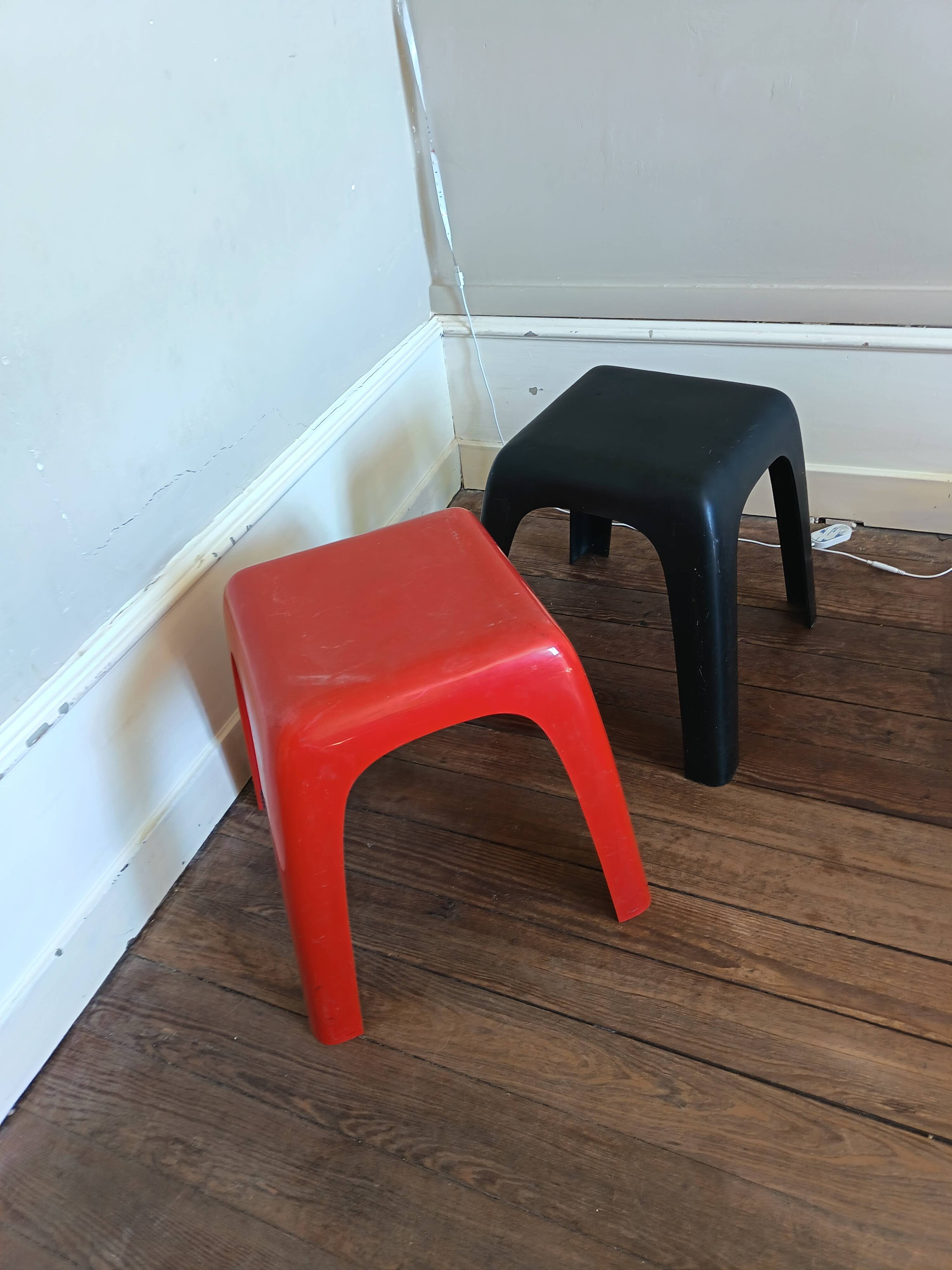 Seventies Small Stools by Valenti - Milan