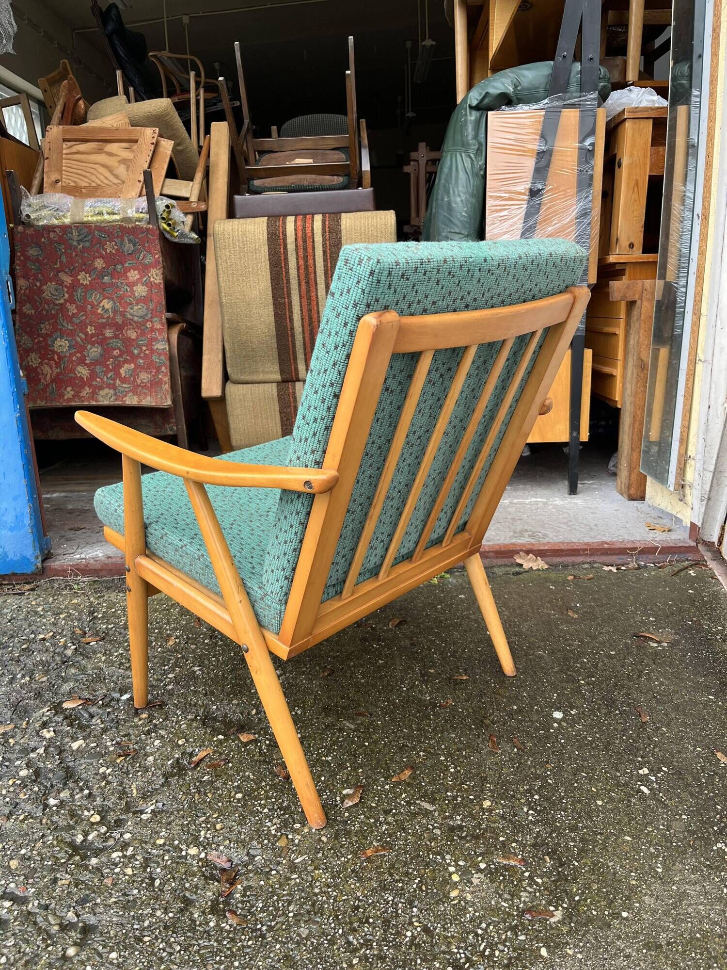 Pair of mid-century armchairs by Novy Domov in original upholstery, Czechoslovakia, 1970s