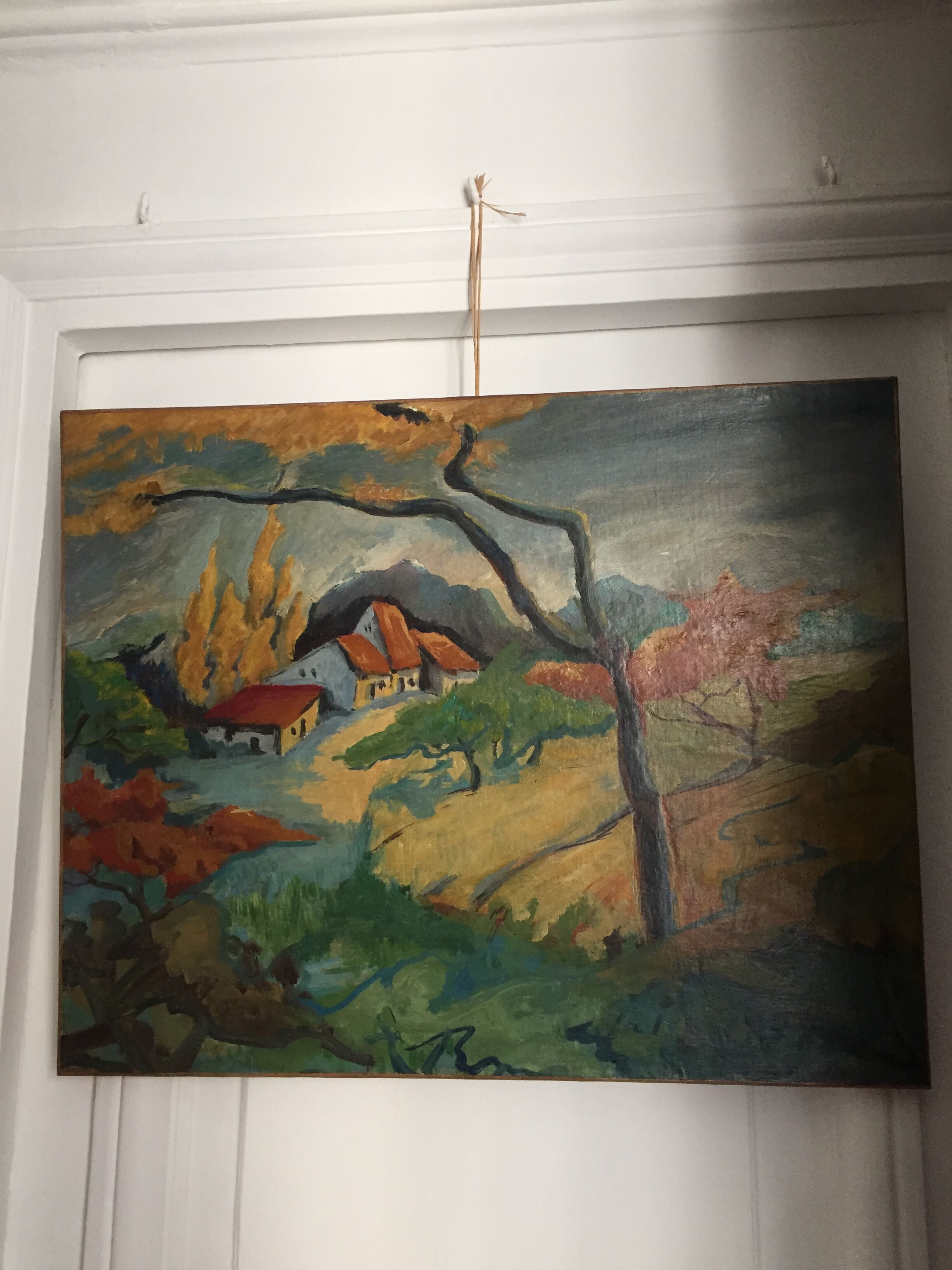 Autumn landscape painting