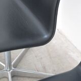 Set of 6 'Oxford' swivel chairs by Arne Jacobsen for Fritz Hansen, 1965