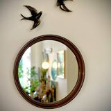 Miroir Gilac vintage années 70