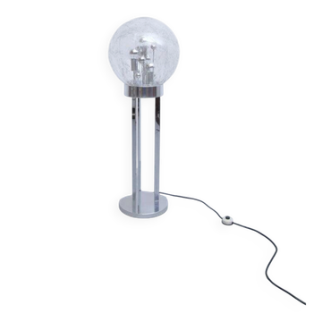 Sputnik floor lamp in chrome by Doria Leuchten, 1970s