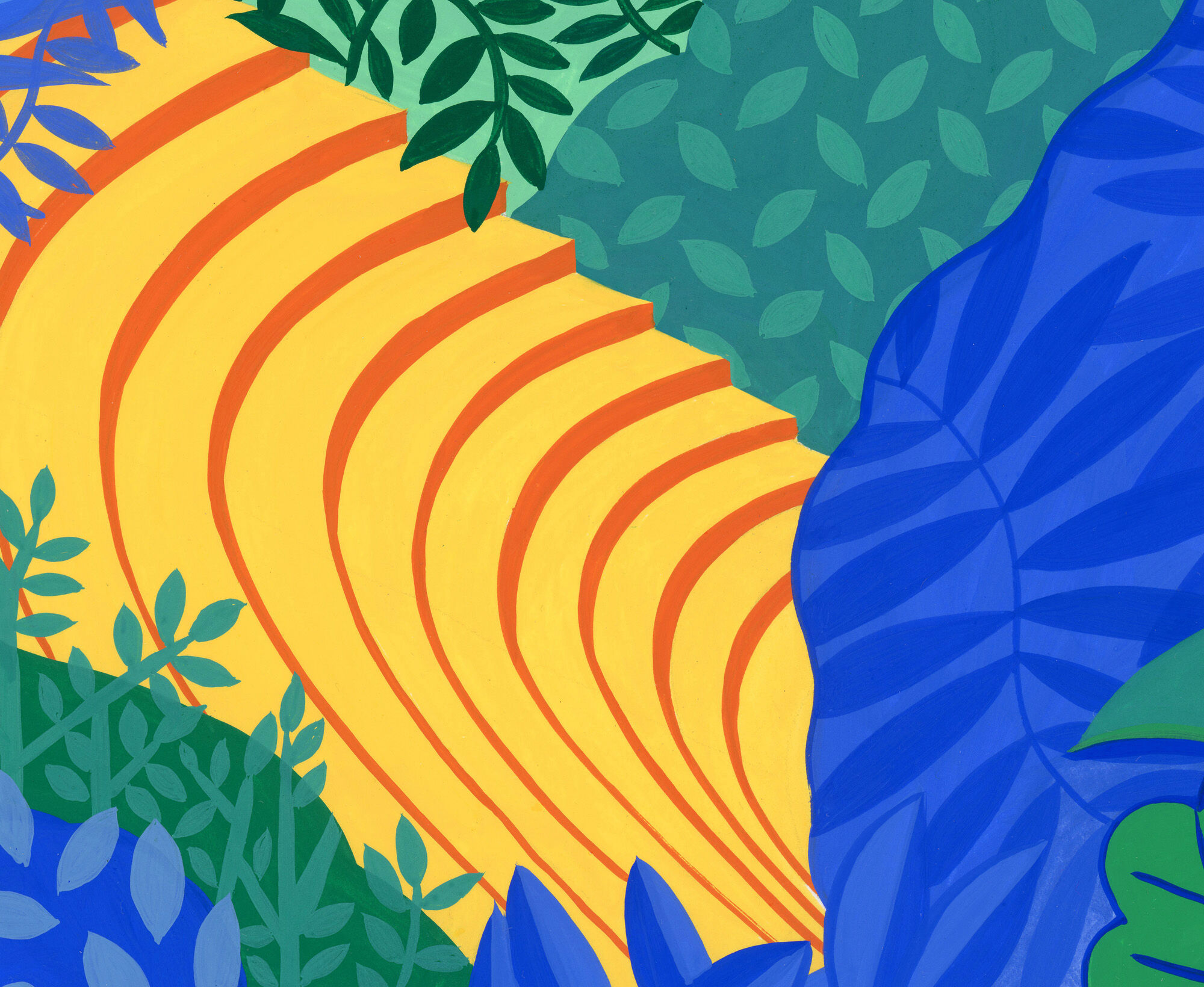 Original painting, ancient theatre