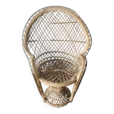 fauteuil poupée rotin