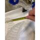 Pair of Murano Glass Tronchi Wall Sconces in Transparent Gold