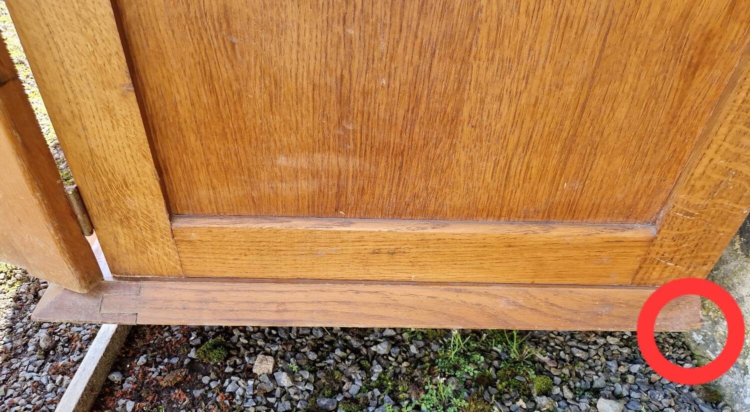 2-door glazed mirror cabinet