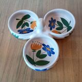 Hand-painted ceramic aperitif plate – Poteries du Marais
