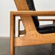 Fauteuil lounge Mid-Century modèle Bonanza à dossier haut en cuir par Esko Pajamies pour Asko, Finlande, années 1960