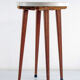 Fifties vintage formica and teak side table or plant stand