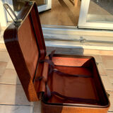 Antique leather suitcases