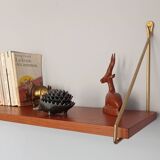 Scandinavian teak shelf from the 1960s