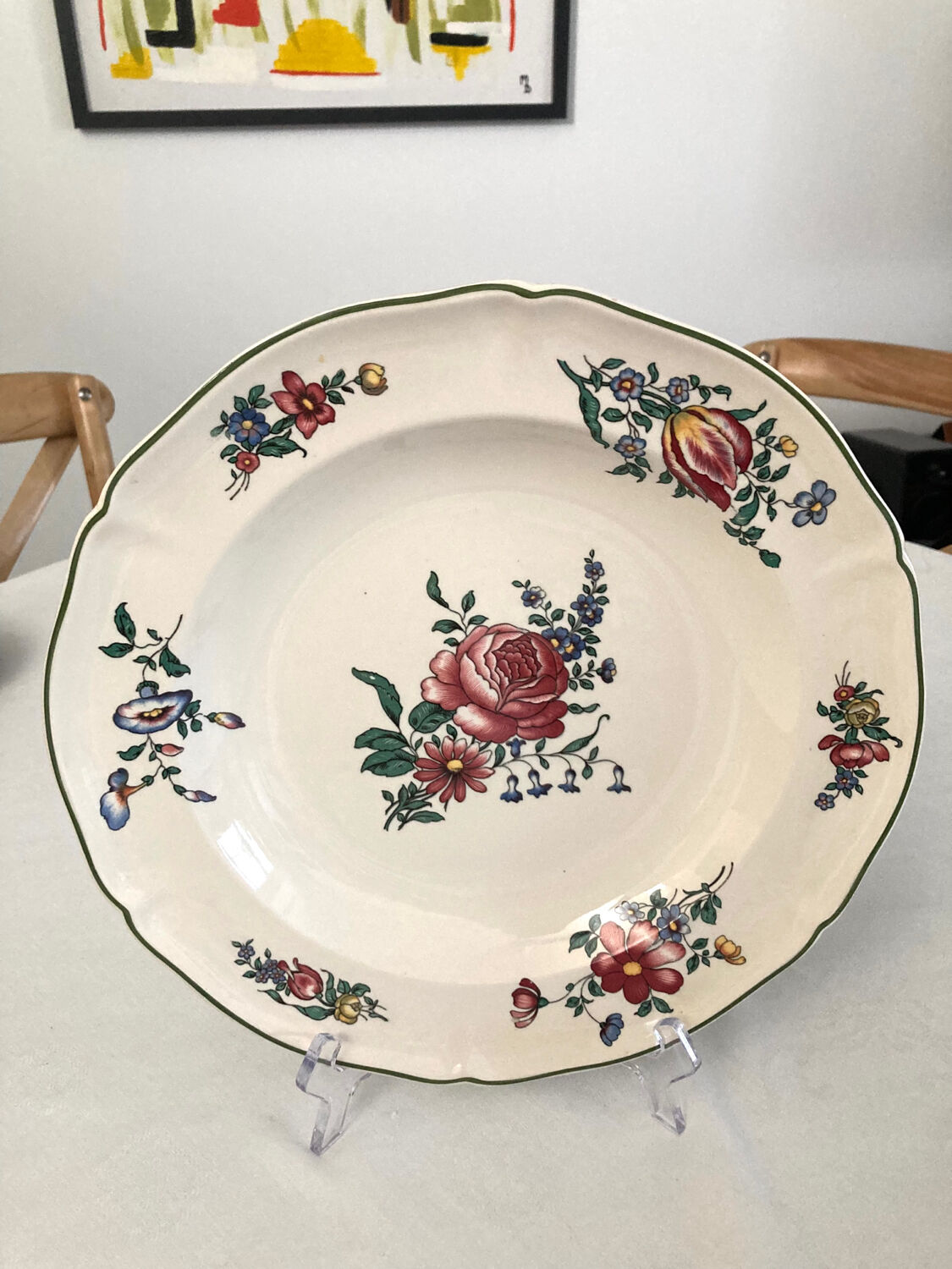 Large round dish Villeroy and Boch Service 1562 Old Strasbourg