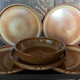 Set of 5 sandstone dessert and ravine plates