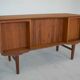 Danish Teak 7-Drawer Desk, 1960s.