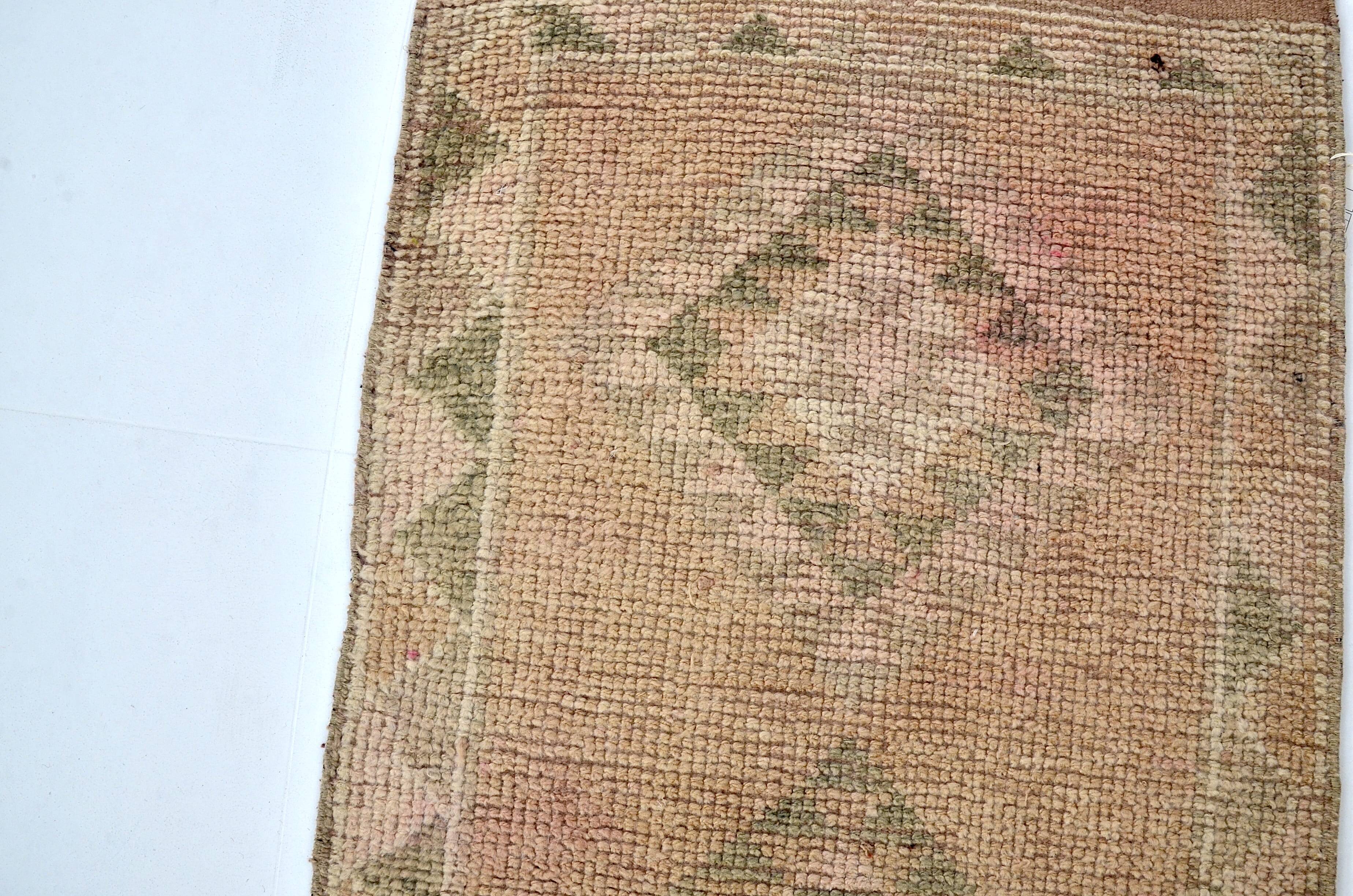 Oushak Vitage Handknotted Runner sku 2177