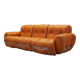 Orange sofa, Space Age design, 1960s, production: Italy