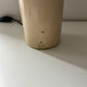 Bottle lamp base in stoneware