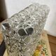 Square wall light ceiling fixture transparent glass