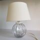 Lampe boule en verre soufflé mathias vintage