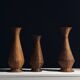 Set of three wicker vases – French folk art, circa 1950
