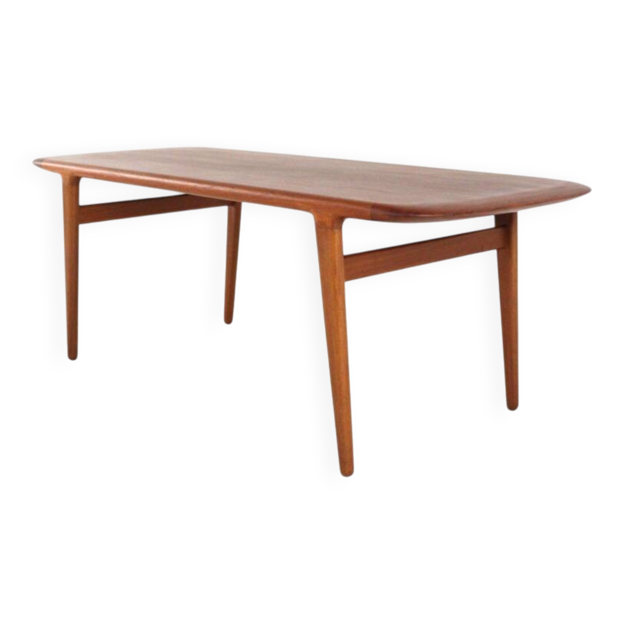 Danish teak coffee table 'Fugslev' - restored - teak wood