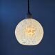Lot 3 anciennes suspensions en verre de clichy vintage