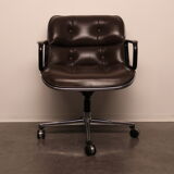 Executive office chair by Charles Pollock for Knoll - US - 1970's