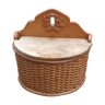 Boîte à sel en grès de Beauvaisis, décor tressé
