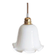 Vintage opaline portable lamp