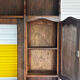 Solid wood bookshelf - French work from the 1950s