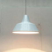 Modern Danish enamel pendant lamp from the mid-century by Louis Poulsen, 1960s.