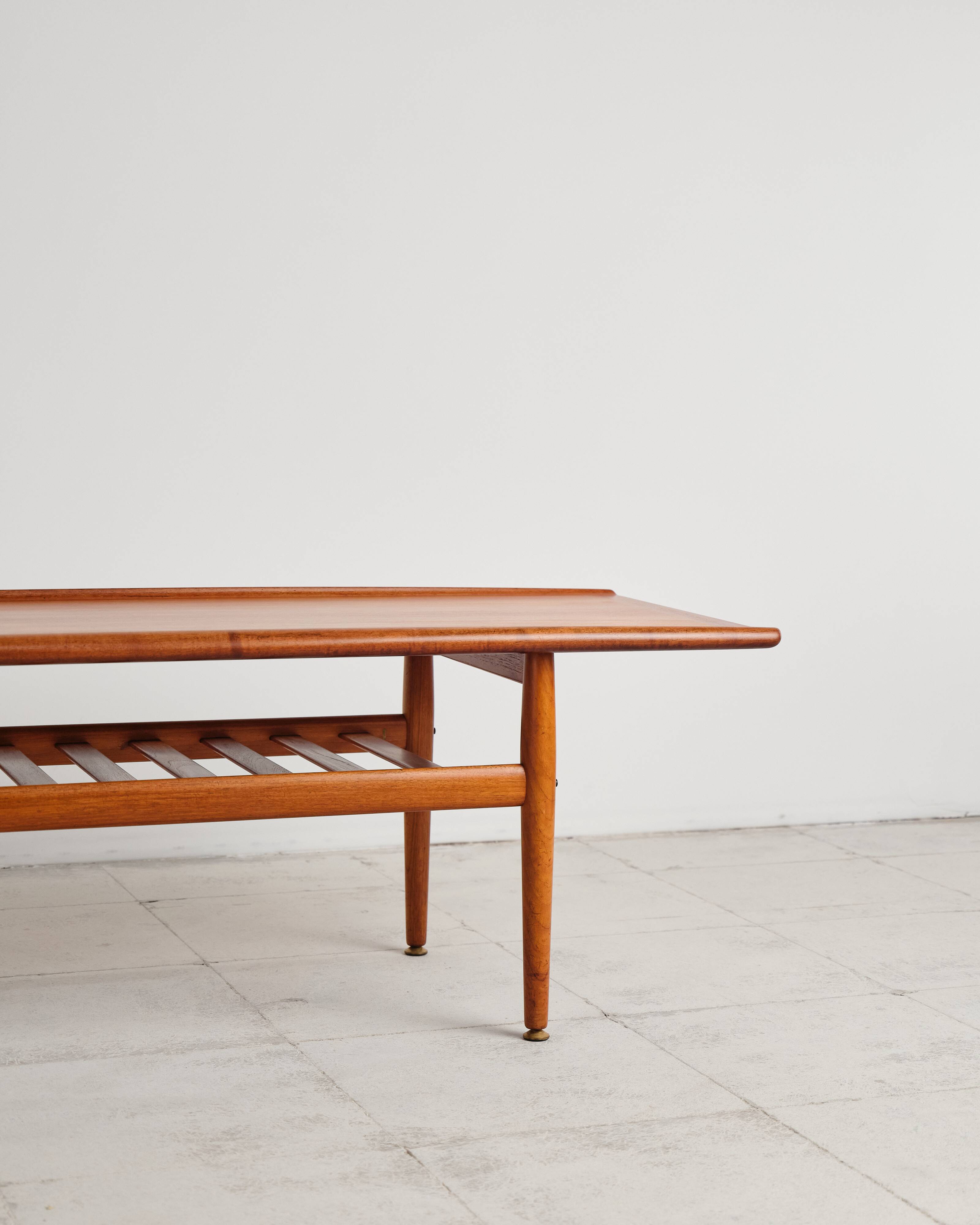 Large coffee table by Grete Jalk, Mid-Century Danish design.
