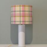Vintage Italian ceramic table lamp with custom lampshade